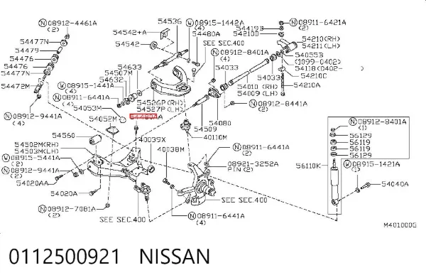  0112500921 Nissan/Infiniti