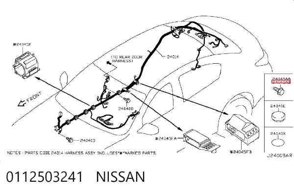  0112503241 Nissan/Infiniti