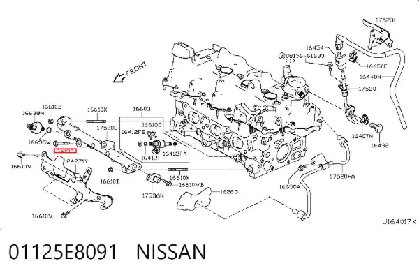  01125E8091 Nissan/Infiniti