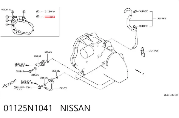  01125N1041 Nissan/Infiniti