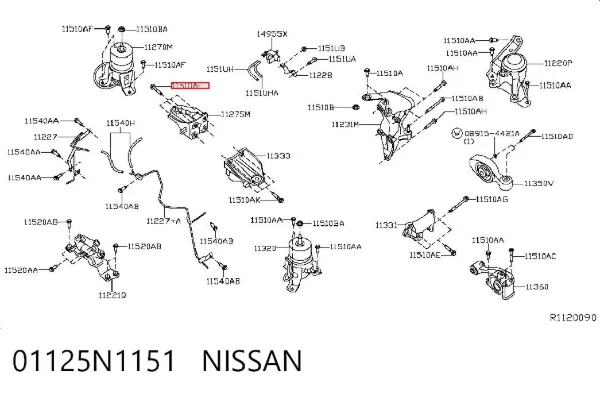  01125N1151 Nissan/Infiniti