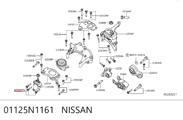  01125N1161 Nissan/Infiniti