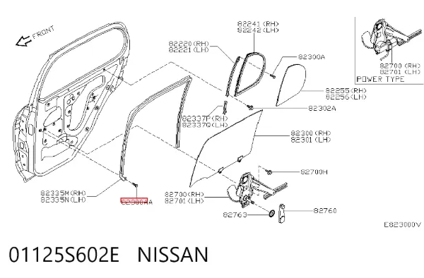  01125S602E Nissan/Infiniti