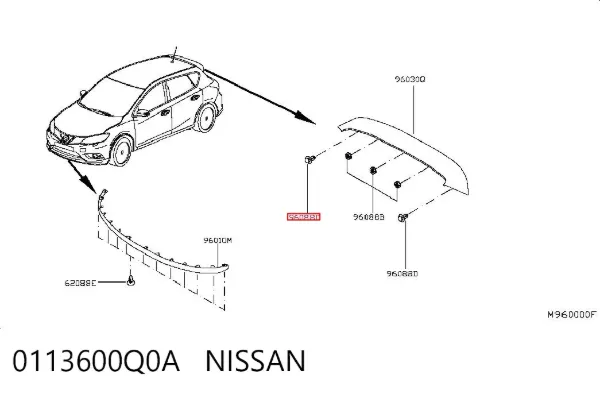  0113600Q0A Nissan/Infiniti