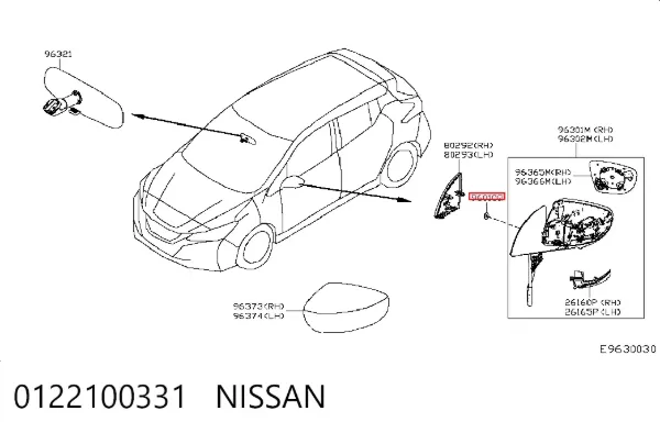  0122100331 Nissan/Infiniti