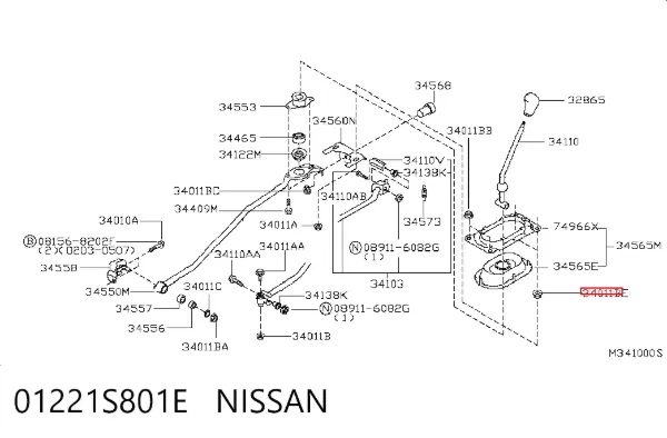 01221S801E Nissan/Infiniti