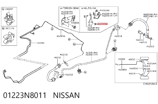  01223N8011 Nissan/Infiniti