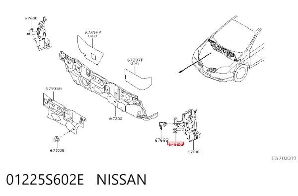  01225S602E Nissan/Infiniti