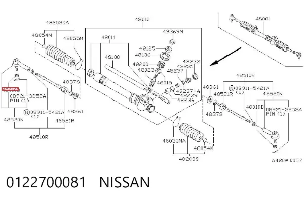  0122700081 Nissan/Infiniti