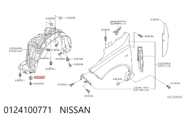  0124100771 Nissan/Infiniti