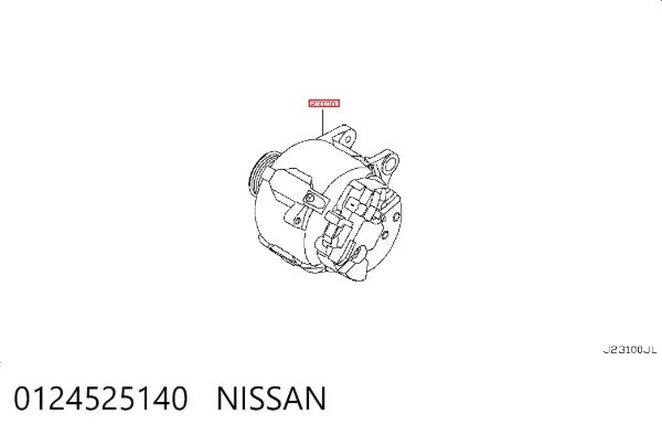 Gerador 0124525140 Nissan/Infiniti