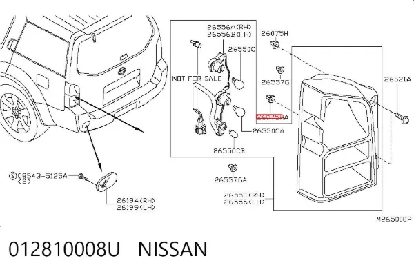  012810008U Nissan/Infiniti