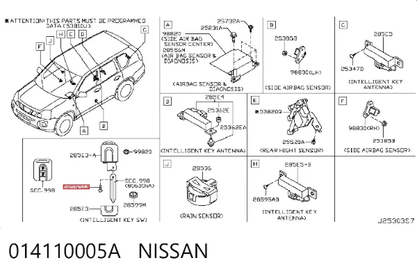  014110005A Nissan/Infiniti