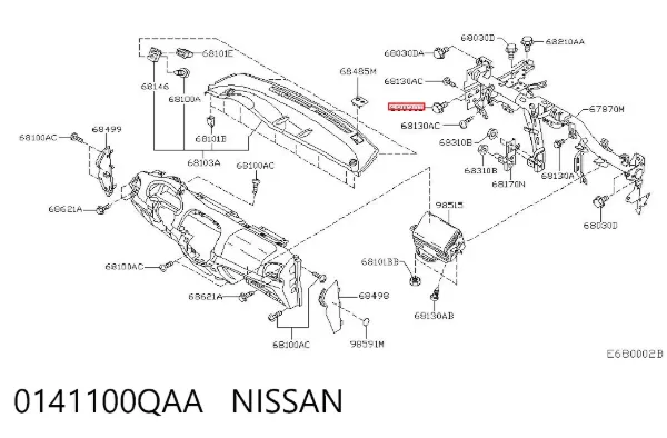  0141100QAA Nissan/Infiniti