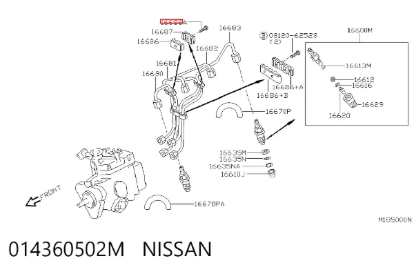  014360502M Nissan/Infiniti