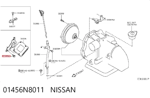  01456N8011 Nissan/Infiniti