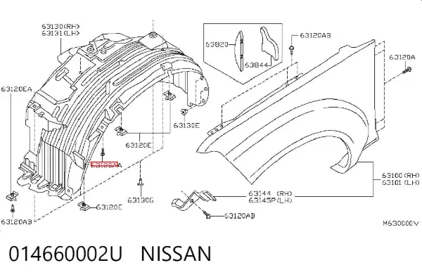  014660002U Nissan/Infiniti