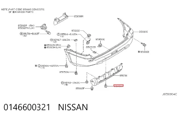  0146600321 Nissan/Infiniti