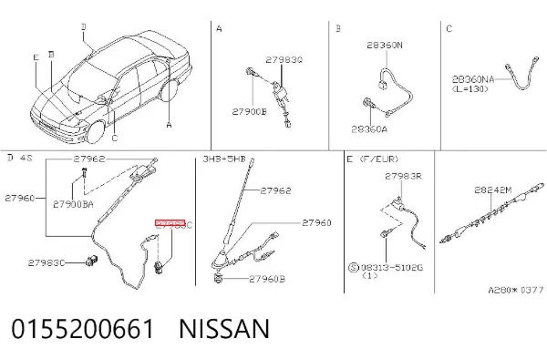  0155200661 Nissan/Infiniti