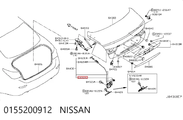  0155200912 Nissan/Infiniti