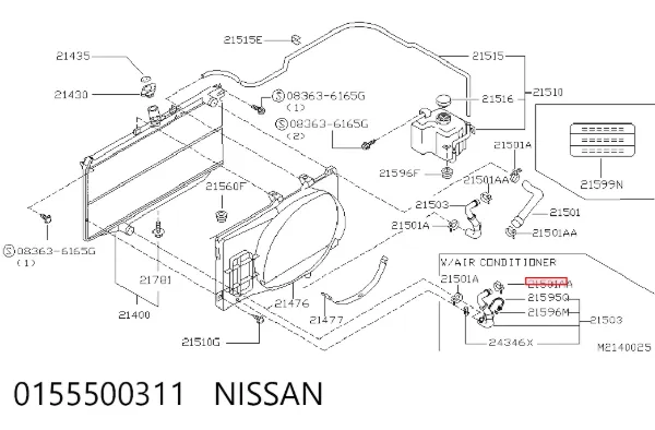  0155500311 Nissan/Infiniti