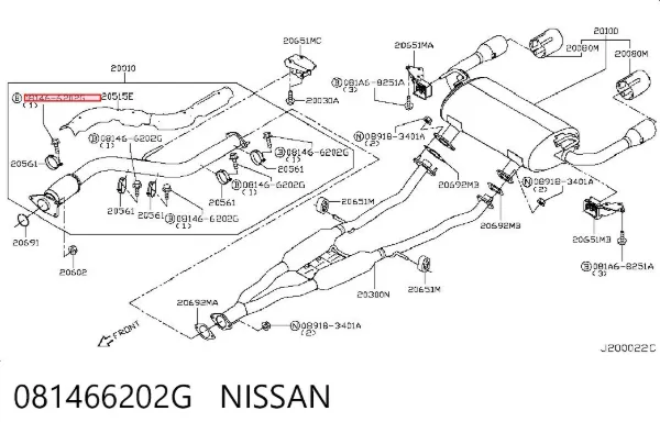  081466202G Nissan/Infiniti