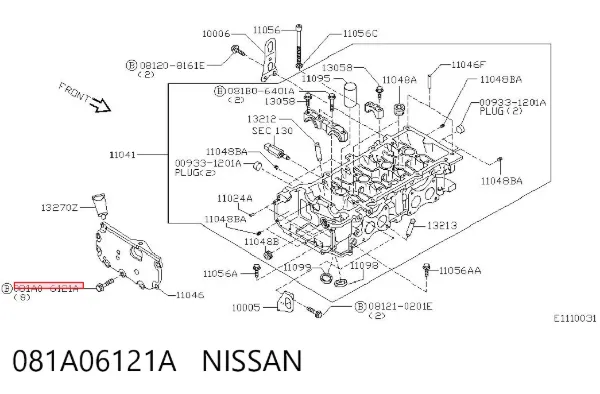  081A06121A Nissan/Infiniti