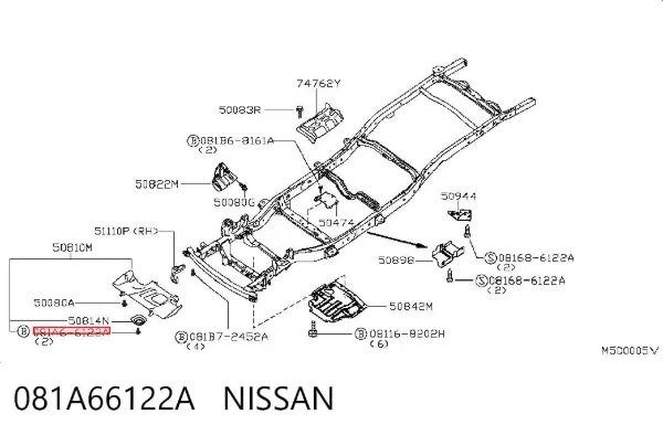  081A66122A Nissan/Infiniti