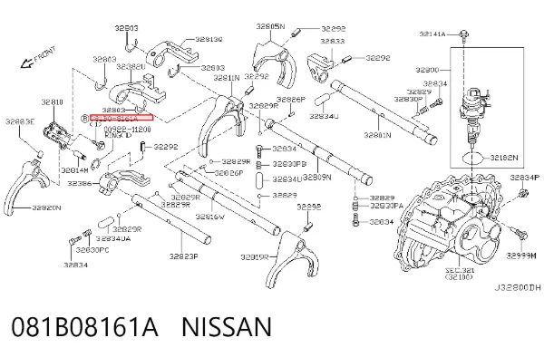  081B08161A Nissan/Infiniti