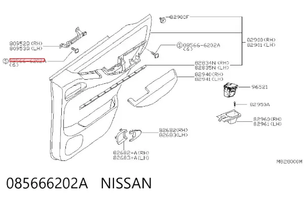  085666202A Nissan/Infiniti