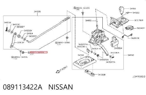  089113422A Nissan/Infiniti
