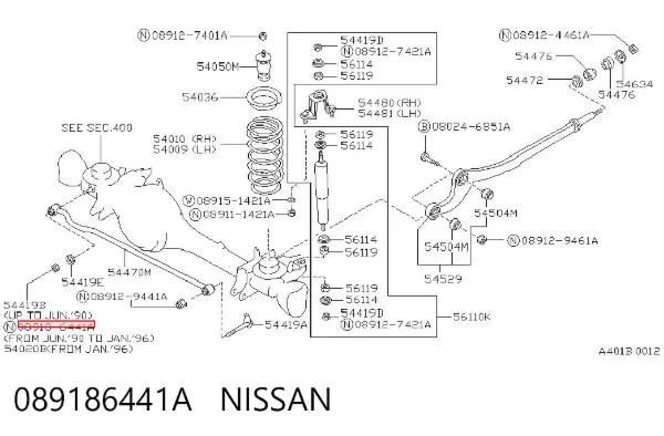 089186441A Nissan/Infiniti