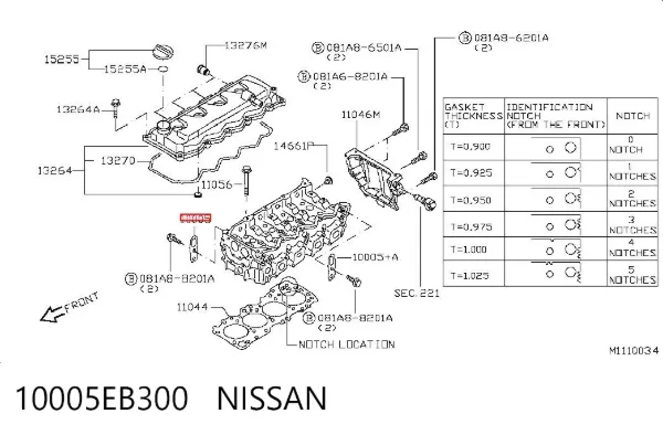  10005EB300 Nissan/Infiniti