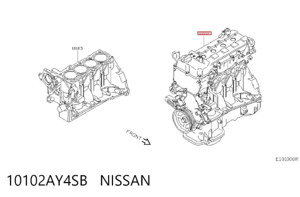 Motor montado Nissan Micra K11