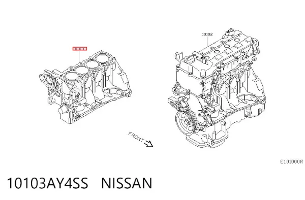  10103AY4SS Nissan/Infiniti