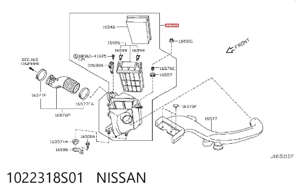 Caixa de filtro de ar Nissan Qashqai +2 I
