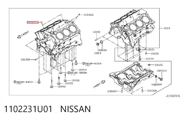  1102231U01 Nissan/Infiniti