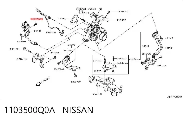  1103500Q0A Nissan/Infiniti