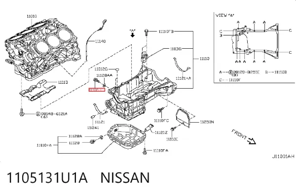  1105131U1A Nissan/Infiniti