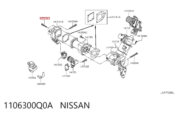  1106300Q0A Nissan/Infiniti