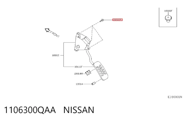  1106300QAA Nissan/Infiniti