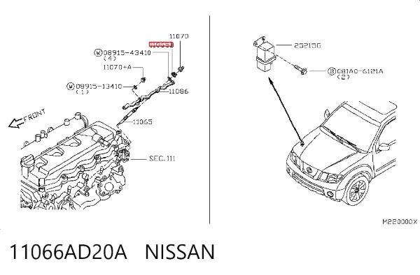  11066AD20A Nissan/Infiniti