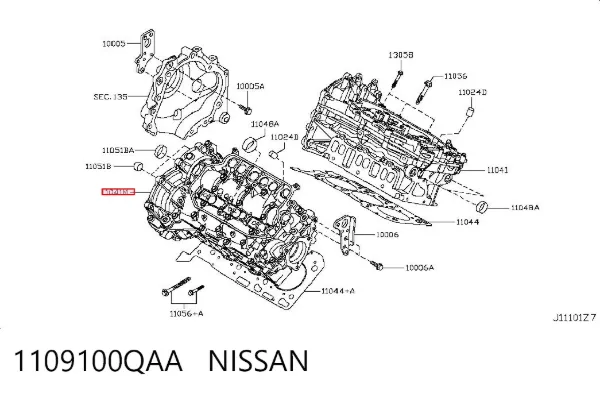  1109100QAA Nissan/Infiniti