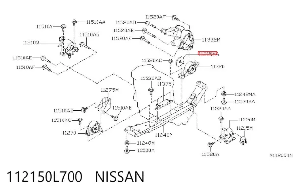  112150L700 Nissan/Infiniti