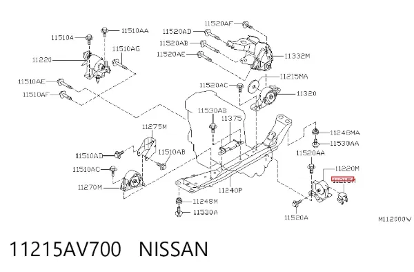  11215AV700 Nissan/Infiniti