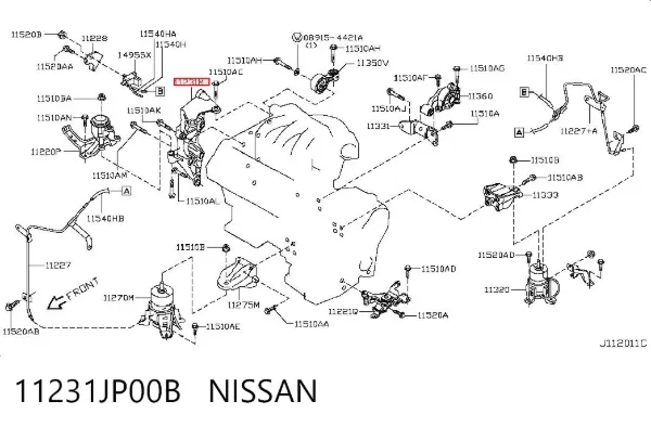  11231JP00B Nissan/Infiniti