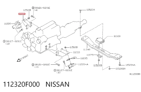  112320F000 Nissan/Infiniti