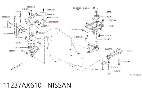  11237AX610 Nissan/Infiniti