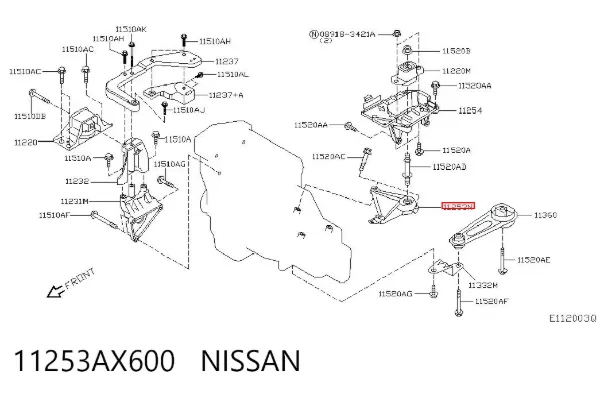  11253AX600 Nissan/Infiniti