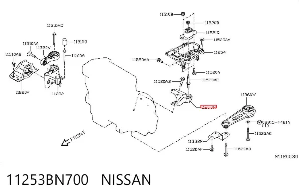  11253BN700 Nissan/Infiniti